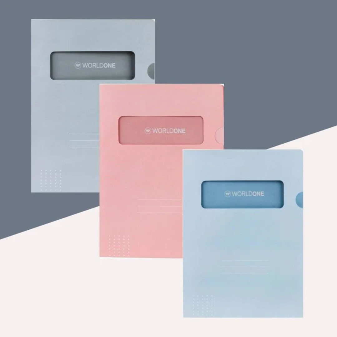 Worldone Eco Friendly Assorted Document Organizer Set of 10