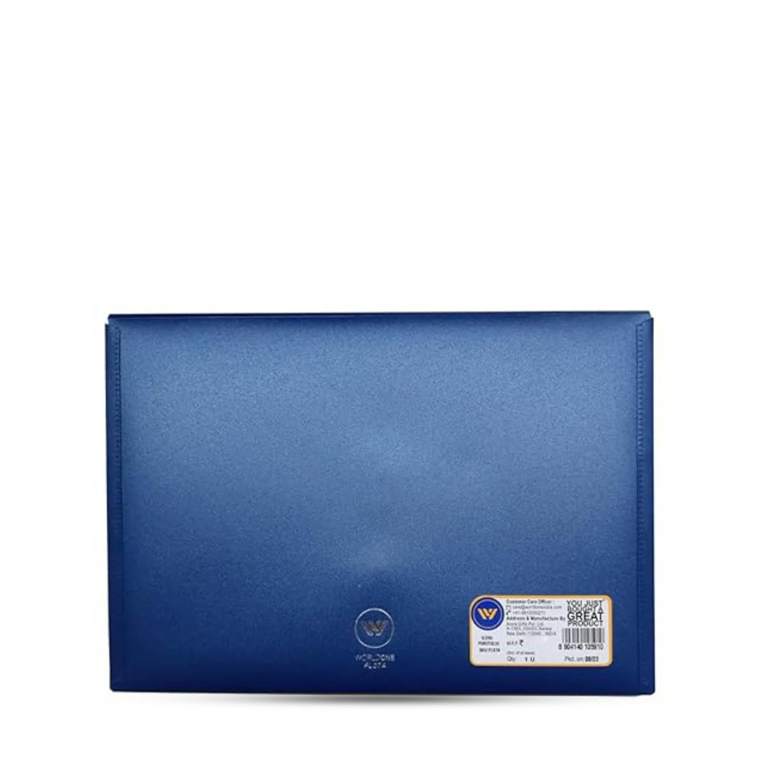 Worldone Sliding Portfolio Folder with Elastic Closure