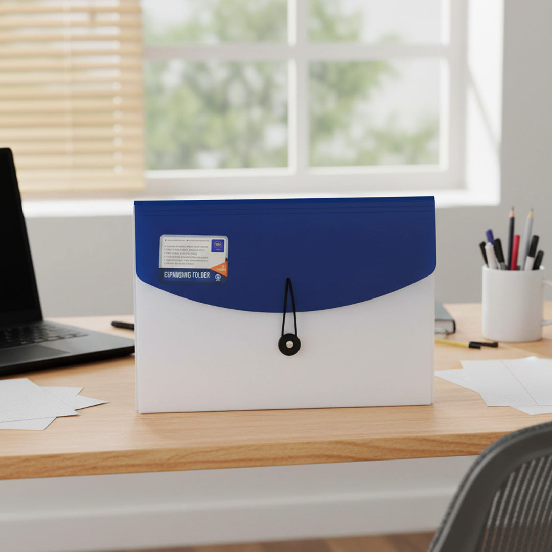 Worldone Sliding Portfolio Folder with Elastic Closure