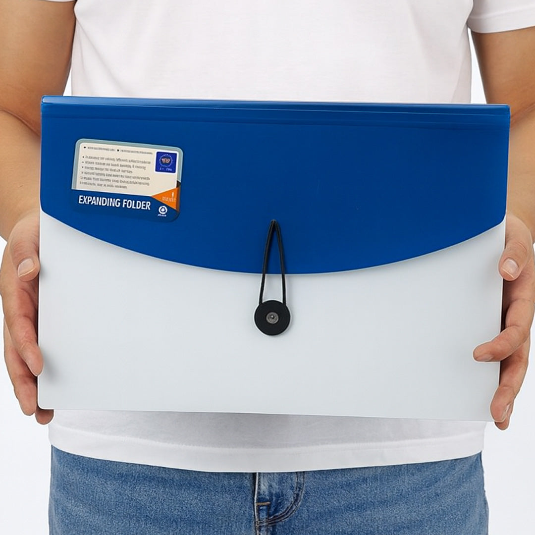 Worldone Sliding Portfolio Folder with Elastic Closure