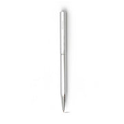 Ystudio Classic Revolve Spring Shiny Silver Ballpoint Pen