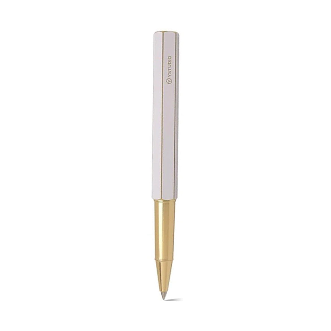 Ystudio Classic Revolve White Rollerball Pen