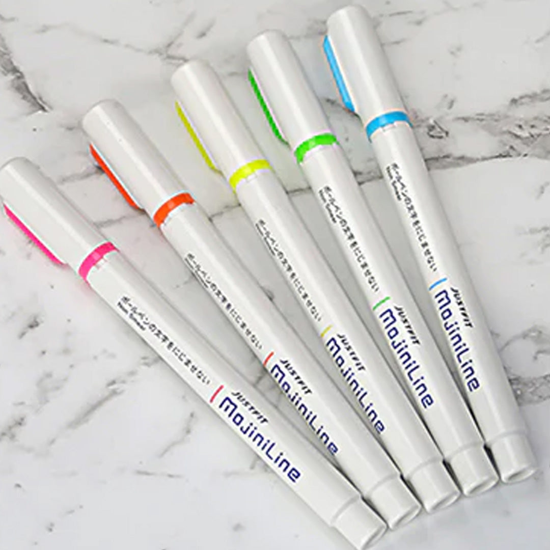 Zebra Justfit Mojini Line Highlighter Set
