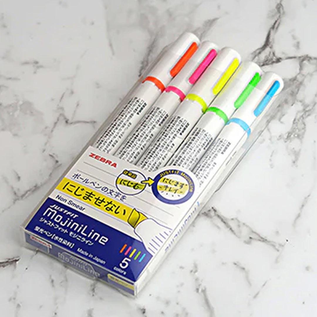 Zebra Justfit Mojini Line Highlighter Set