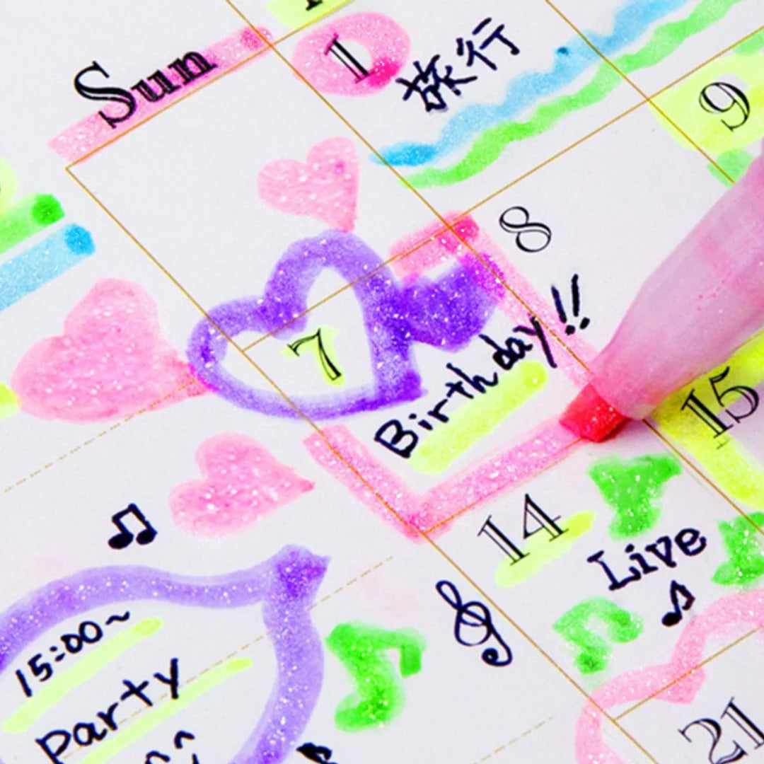 Zebra Kirarich Highlighter Set