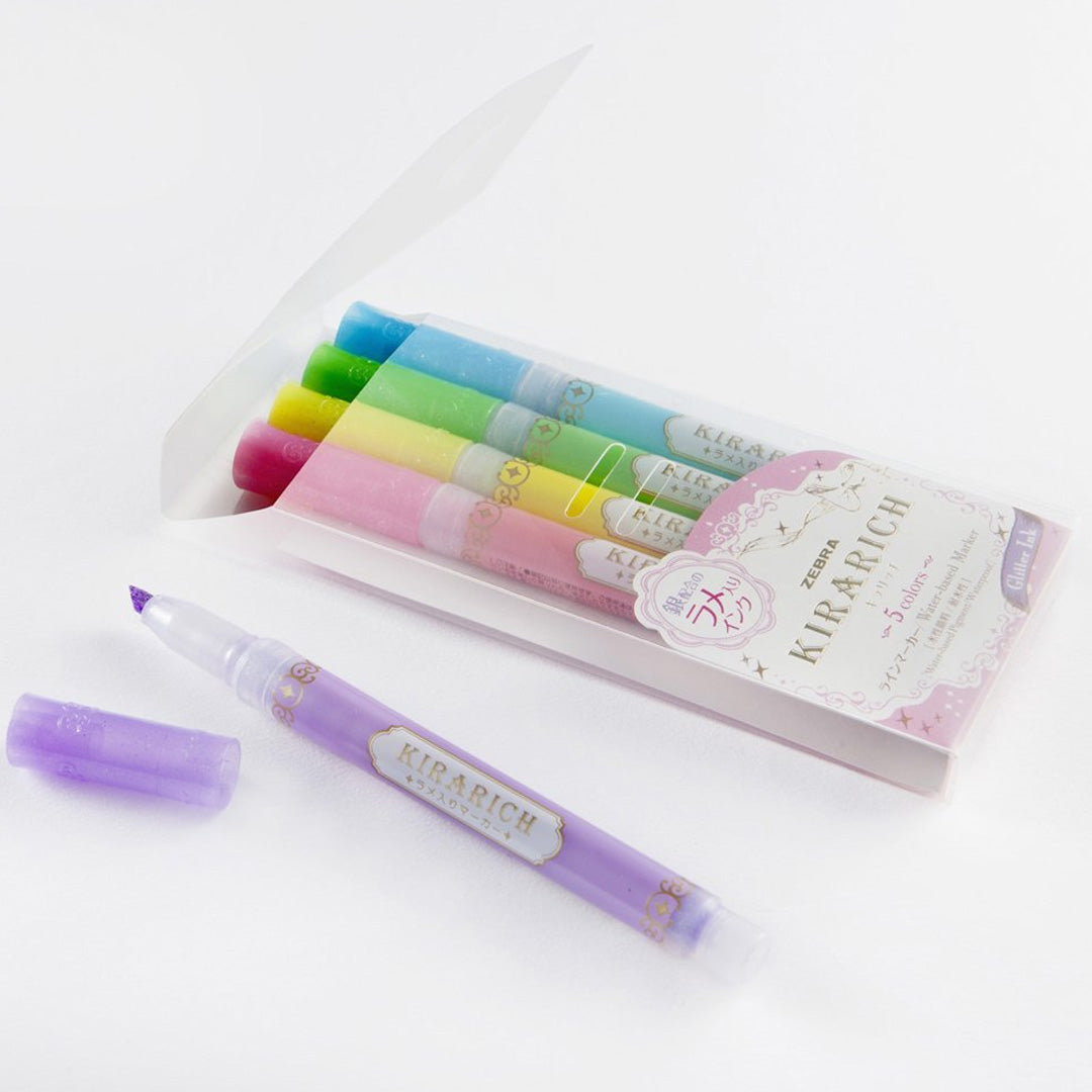 Zebra Kirarich Highlighter Set