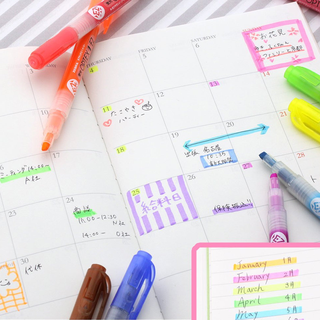 Zebra Optex 1 EZ Flourescent Highlight Set