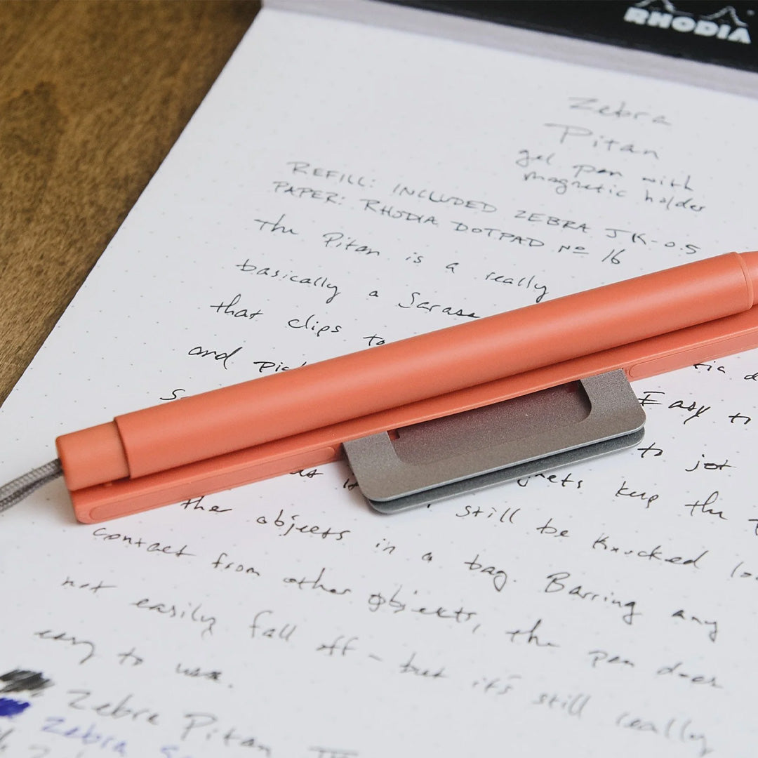Zebra Pitan 0.5mm Ballpoint Pen With Note Holder