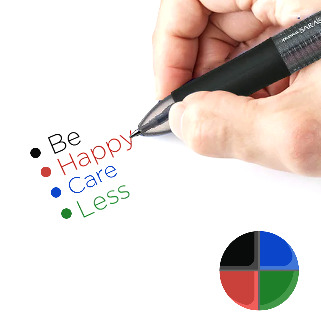 Zebra Sarasa 4 Color Multi Gel Pen - 0.5mm