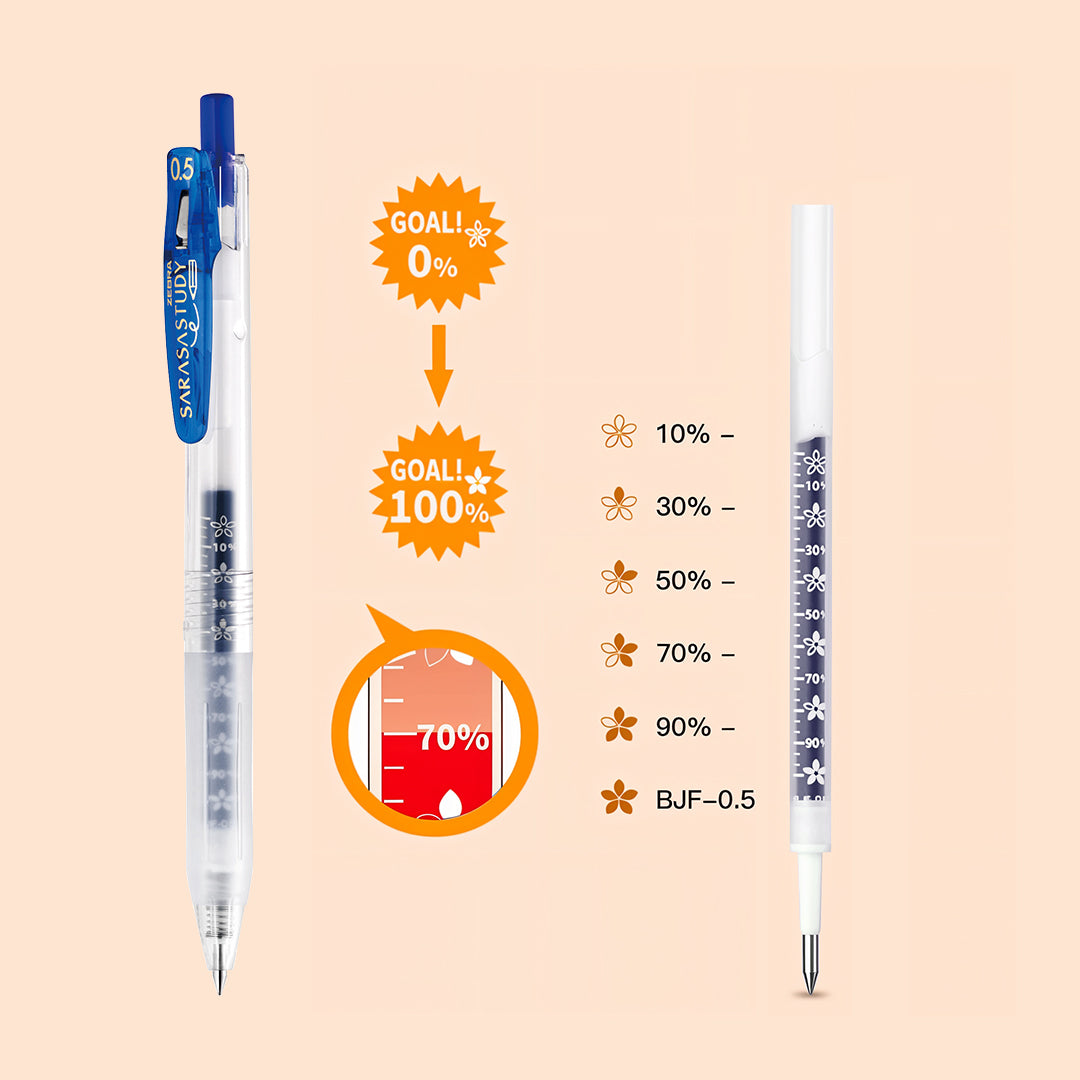 Zebra Sarasa Study Gel Pen - 0.5mm
