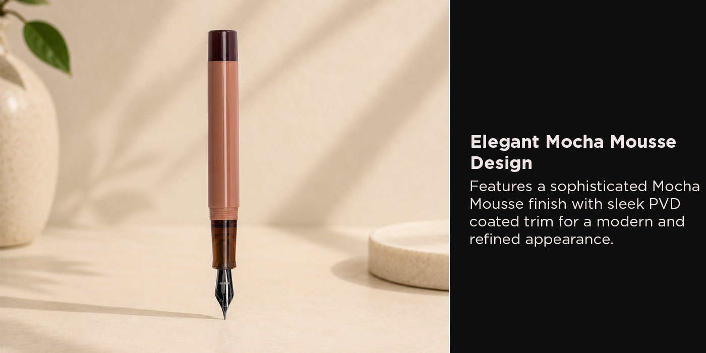 Opus 88 Demo Mocha Mousse PVD Fountain pen