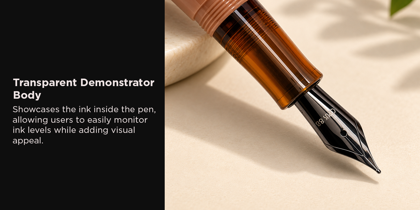 Opus 88 Demo Mocha Mousse PVD Fountain pen