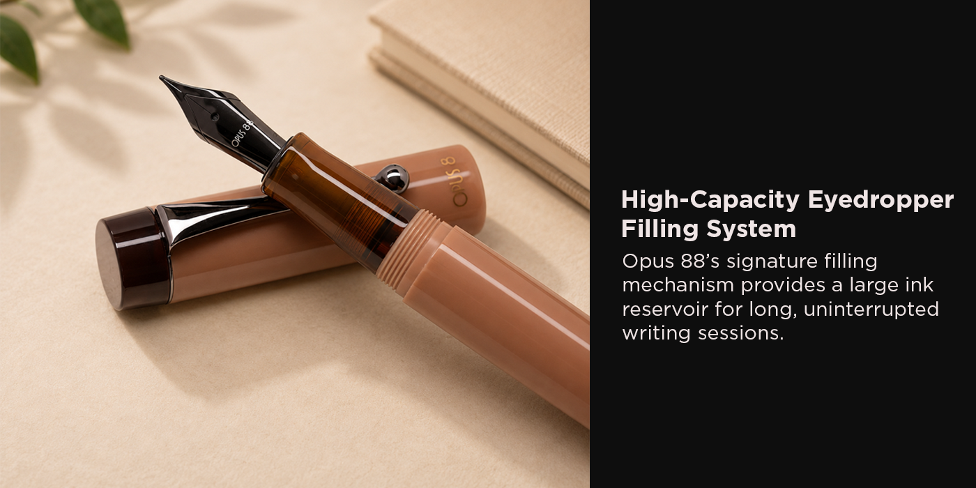 Opus 88 Demo Mocha Mousse PVD Fountain pen