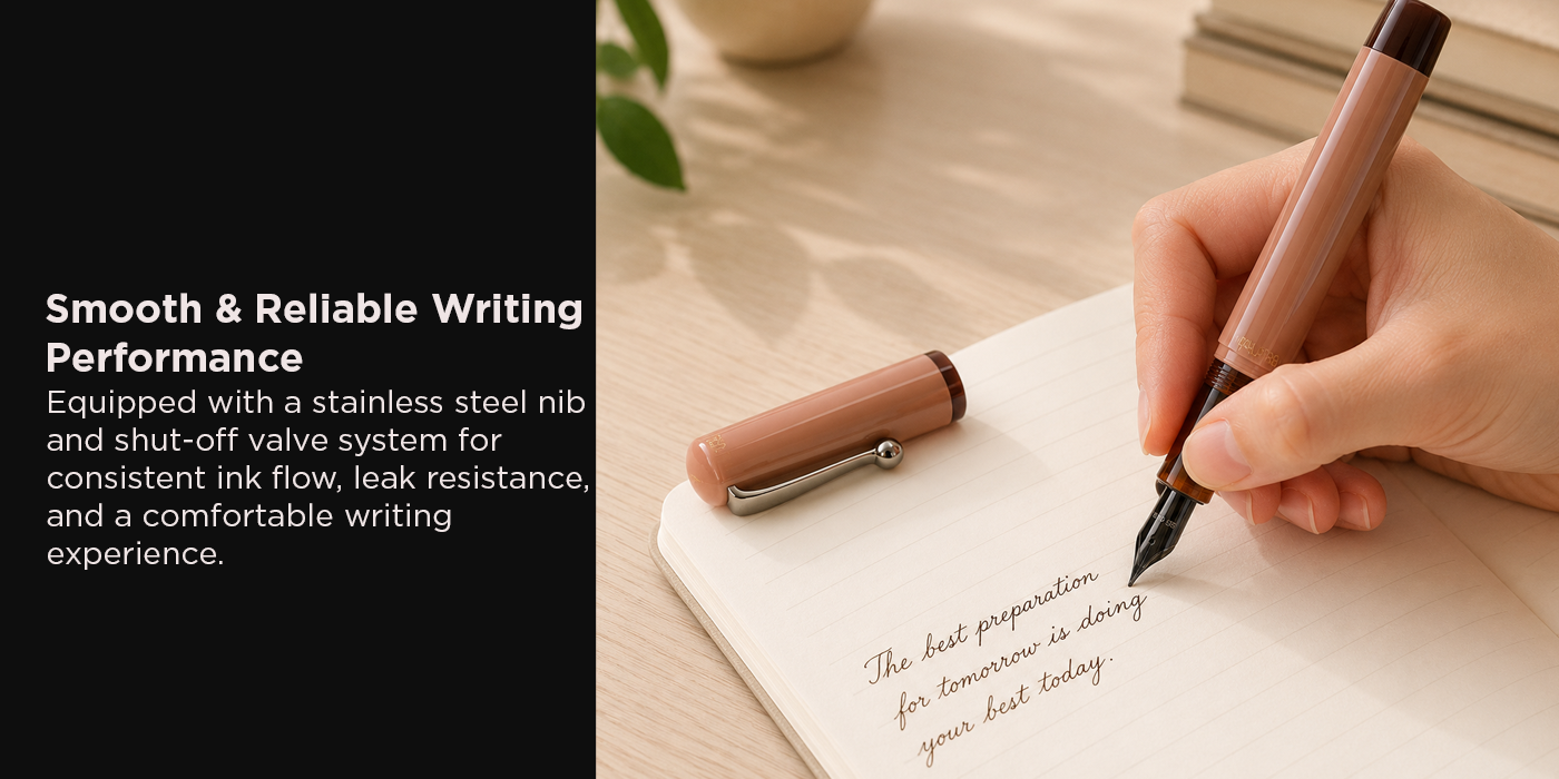 Opus 88 Demo Mocha Mousse PVD Fountain pen