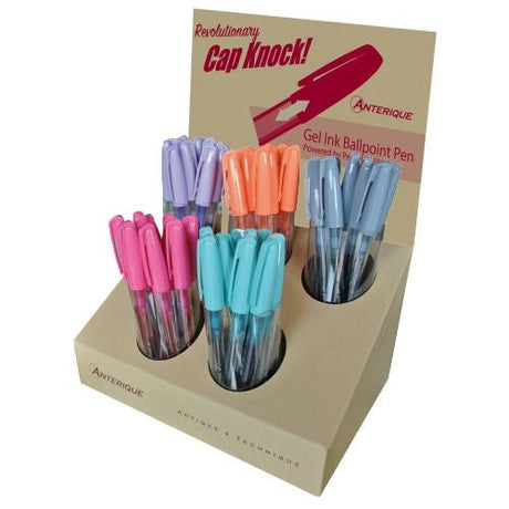 Anterique Gel Pen 0.5 Display Set - SCOOBOO - SETGP1CR - Gel Pens