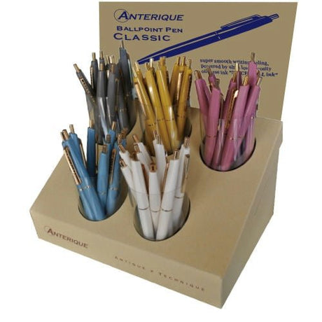 Anterique Oil - based Ballpoint Pen 0.5 Display Set - SCOOBOO - SETBP1HC1 - Ballpoint Pen