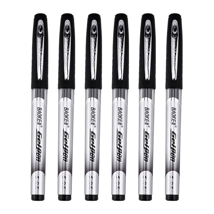 Baoke 0.5mm Ink Gel Pen Pack of 6 (PC 978) - SCOOBOO - PC978 - Gel Pens