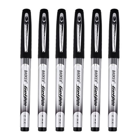 Baoke 0.5mm Ink Gel Pen Pack of 6 (PC 978) - SCOOBOO - PC978 - Gel Pens