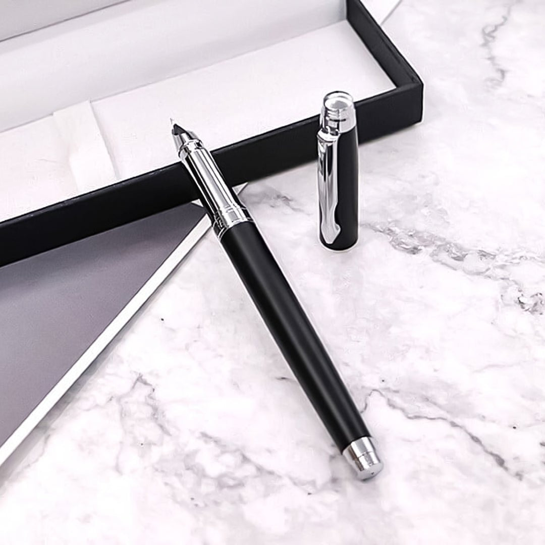 Baoke 0.7mm Black Ink Metal Shenbao Signature Fountain Pen - SCOOBOO - PC 114 - Fountain Pen