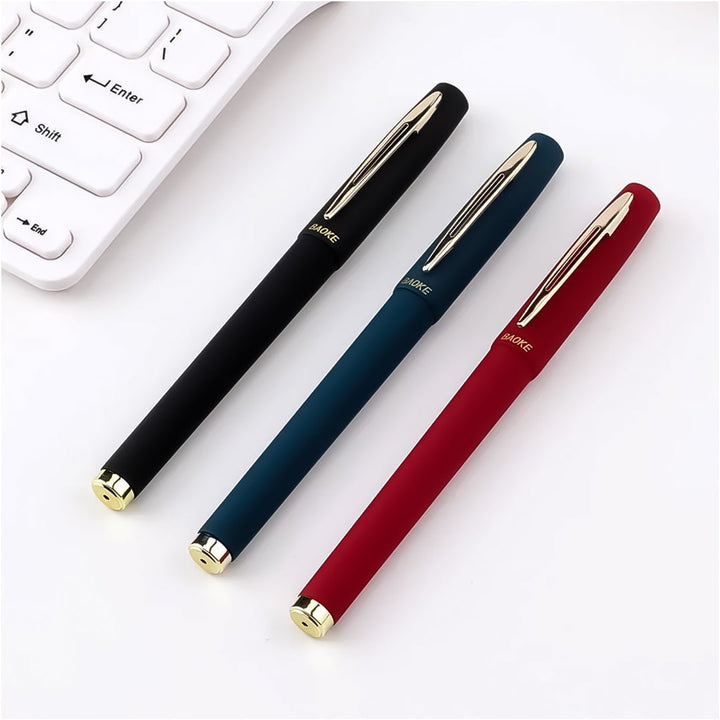 Baoke Gel Ink Pens 0.5 mm-Pack Of 3 - SCOOBOO - PC1828 - Black - Gel Pens