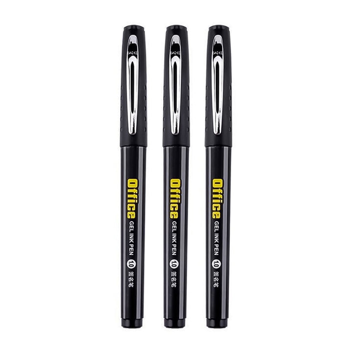 Baoke Gel Ink Pens 1.0mm (Pack of 3)- PC1048 - SCOOBOO - PC1048 - Black - Gel Pens