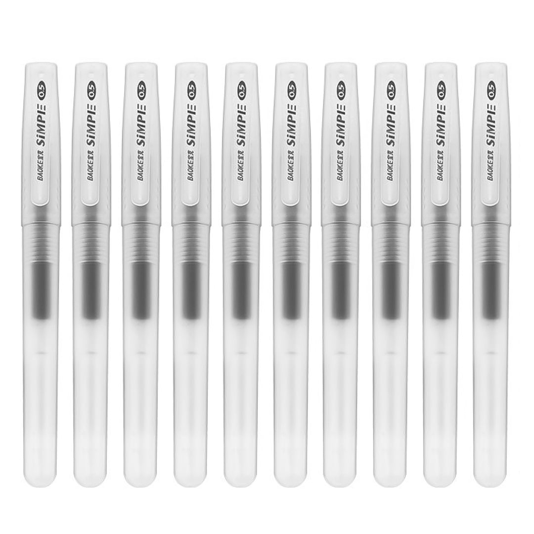 Baoke Gel Pen PC3298 (Pack of 10) - SCOOBOO - PC3298 - Gel Pens