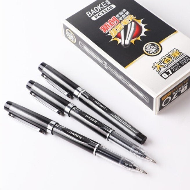 Baoke Neutral Black Gel Pen(Pack of 6) - SCOOBOO - PC3268 - Gel Pens