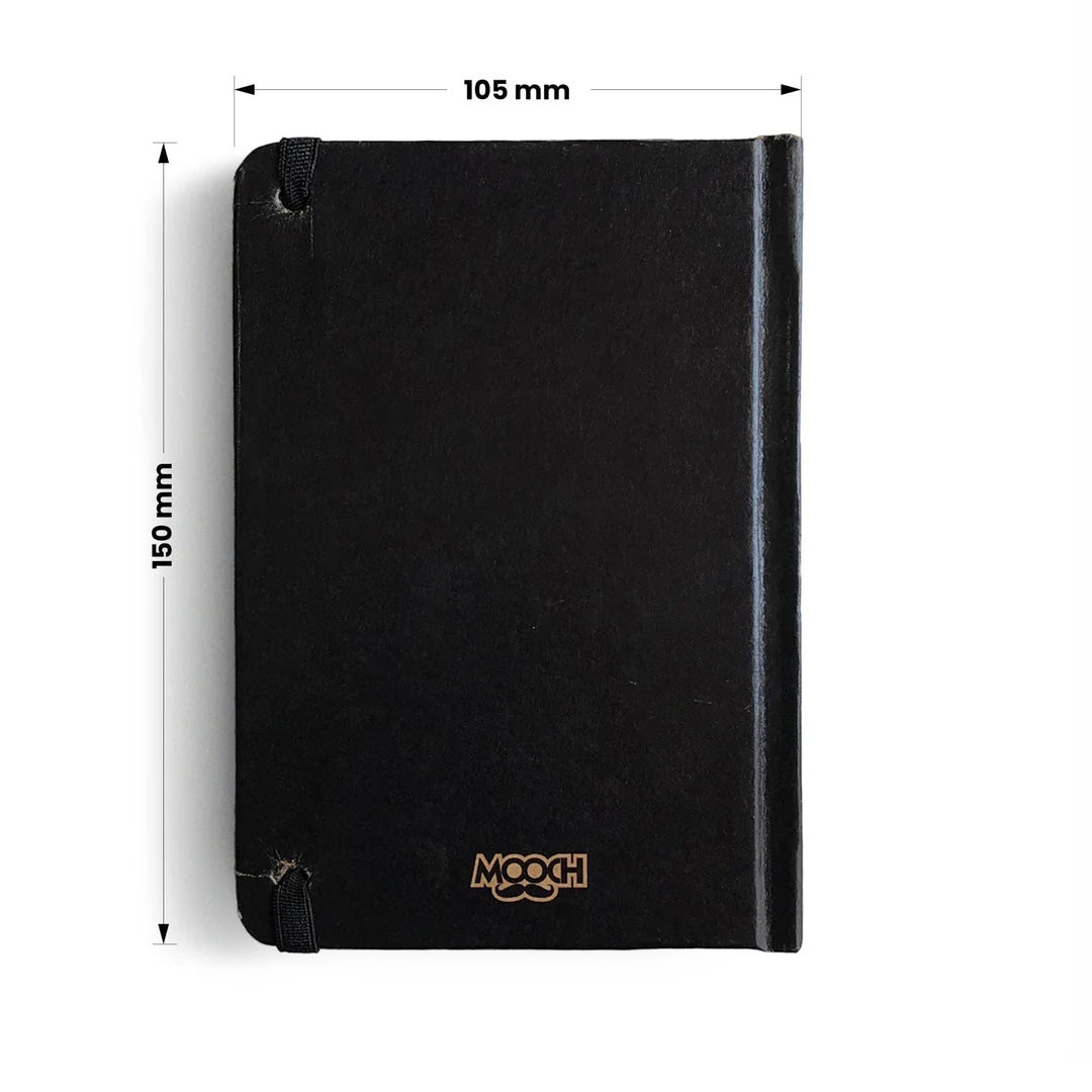 Mooch My Bedside Book A6 Plain Notebook