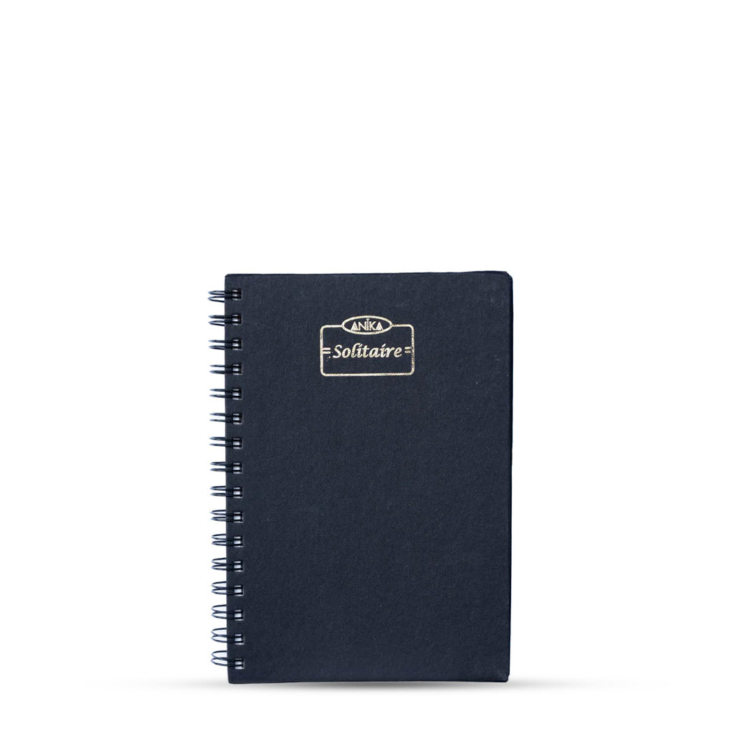 Anika Solitaire Ruled Wiro Notebook