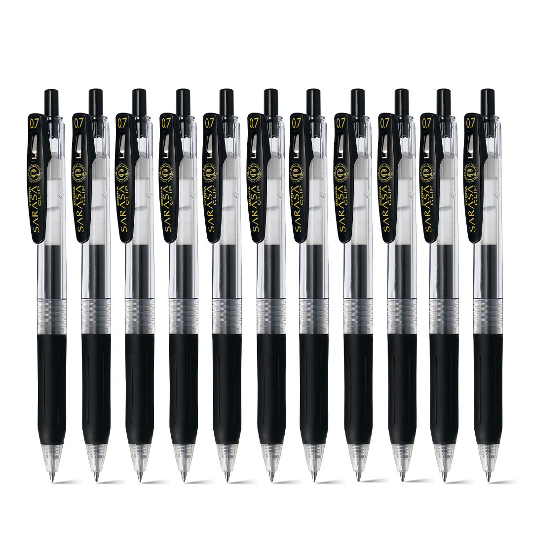 Zebra Sarasa Clip 0.7mm Gel Pen Set
