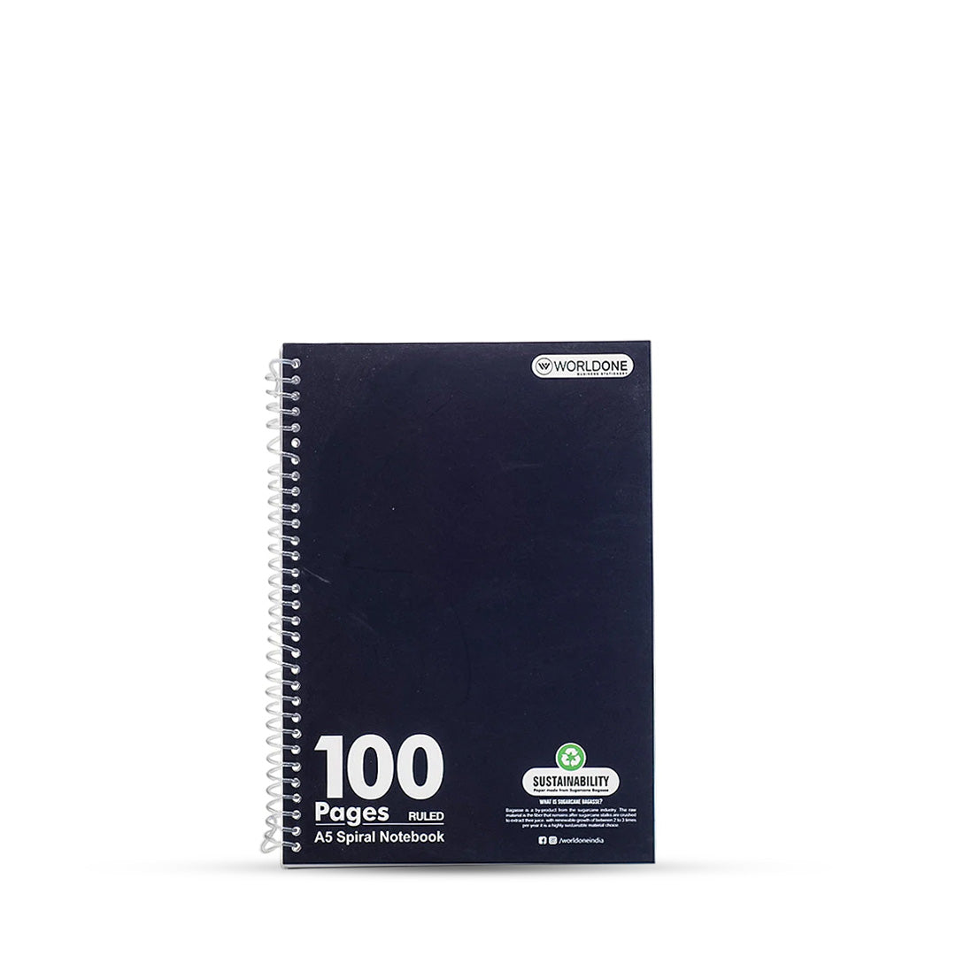 Worldone Spiral Ruled Notebook – SCOOBOO
