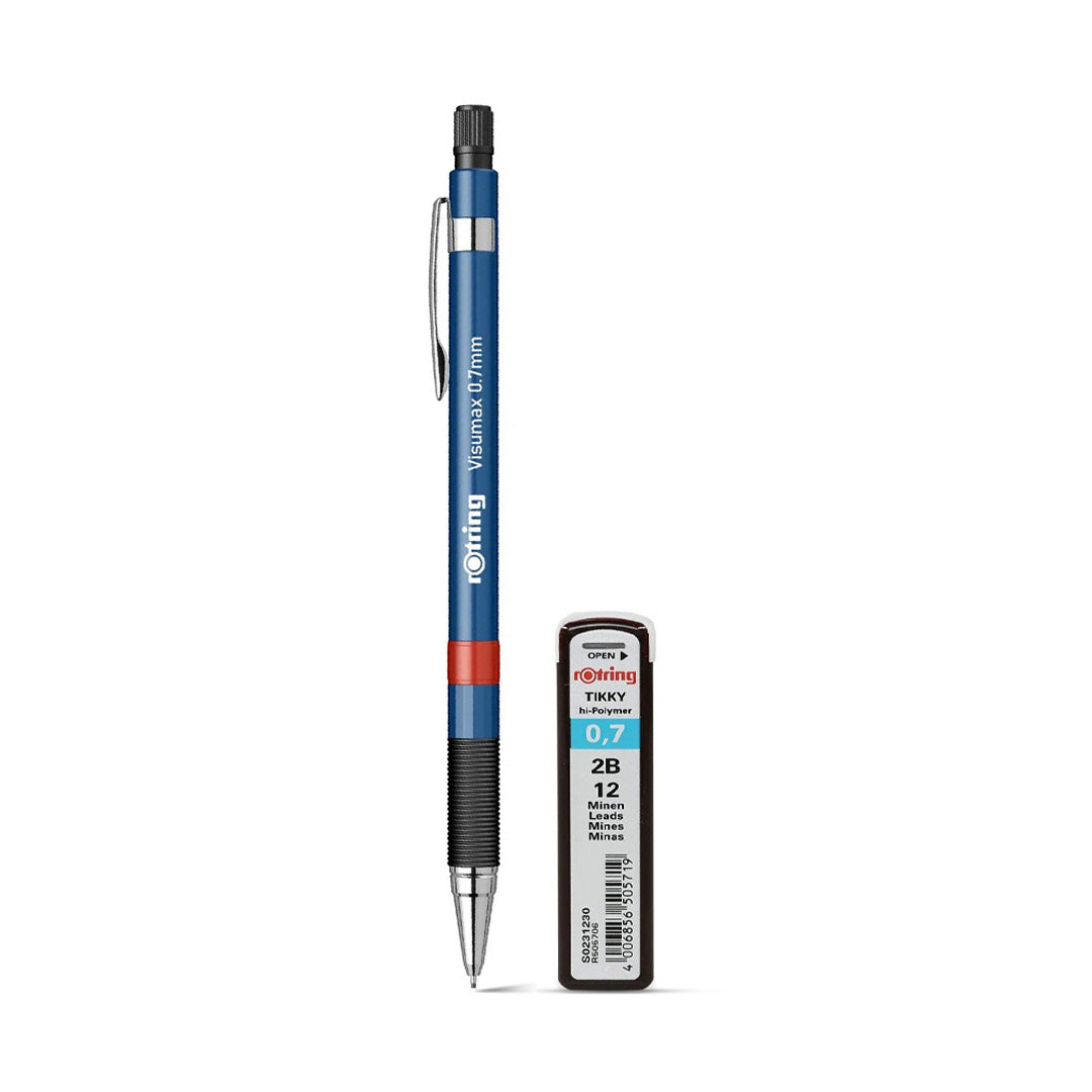 Rotring Visumax 0.7mm Mechanical Pencil- 2B Lead