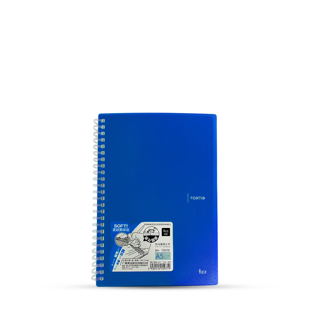 Fizz Soft Cover Spiral Ruled Notebook