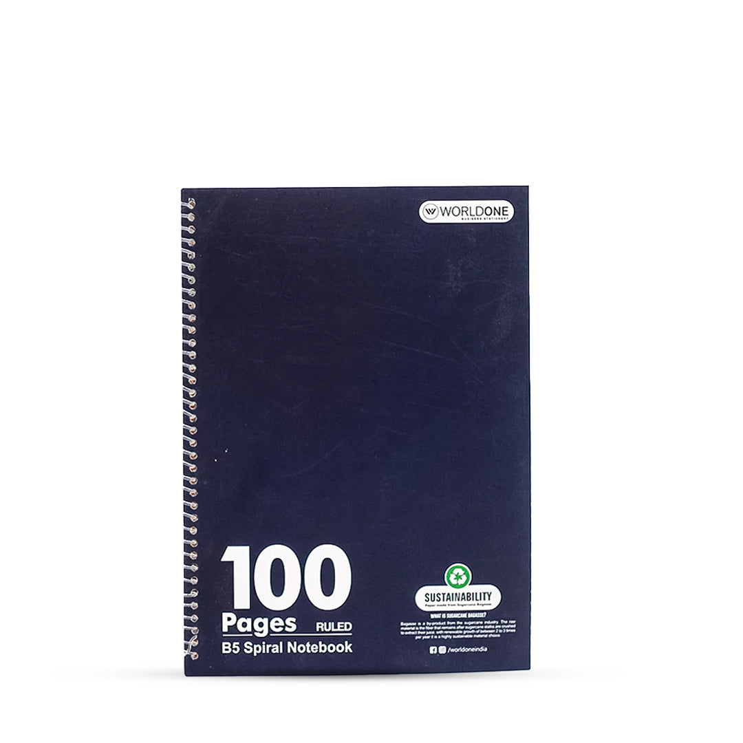 Worldone Spiral Ruled Notebook