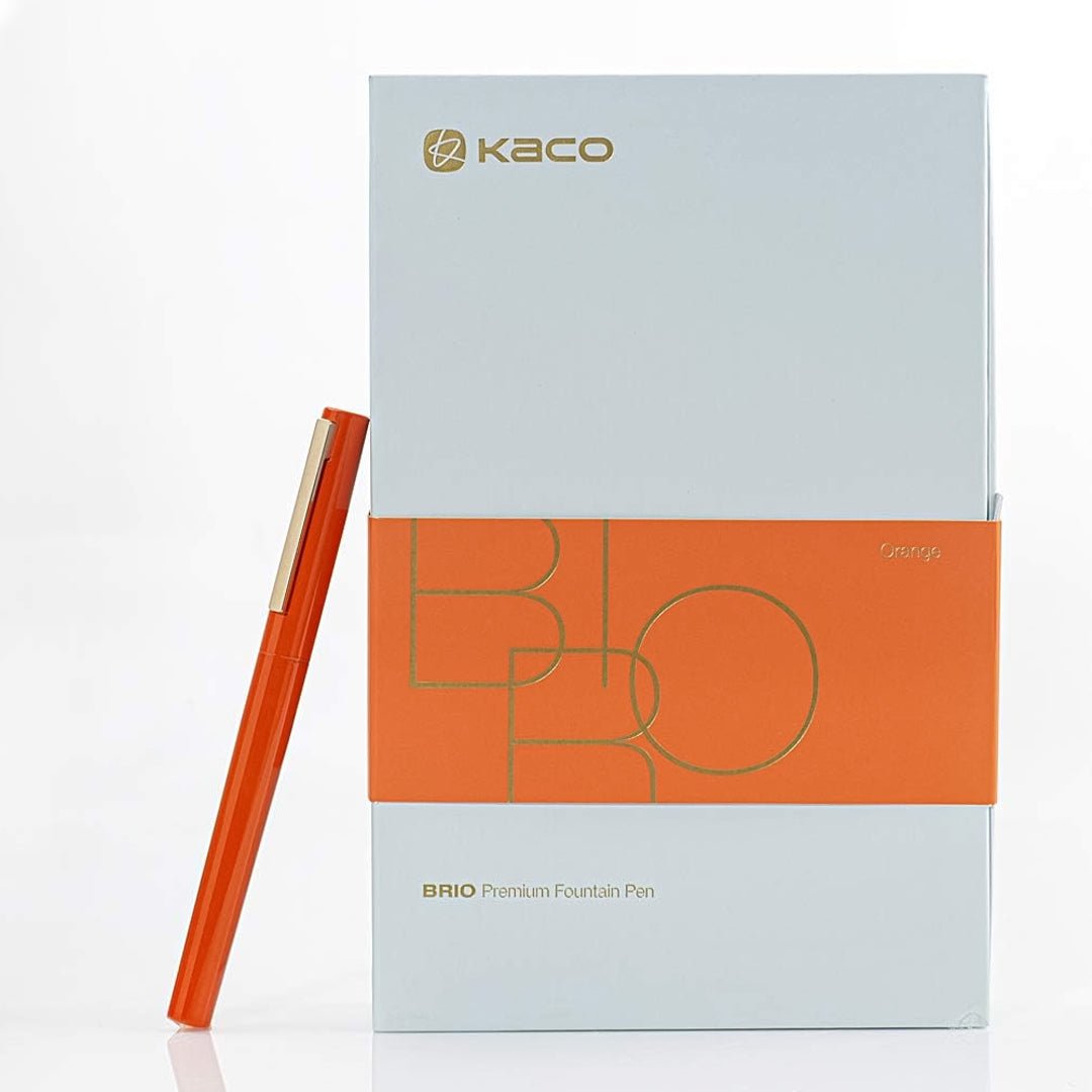 Brio Fountain Pen Set - SCOOBOO - BU00030013 Orange - Fountain Pen