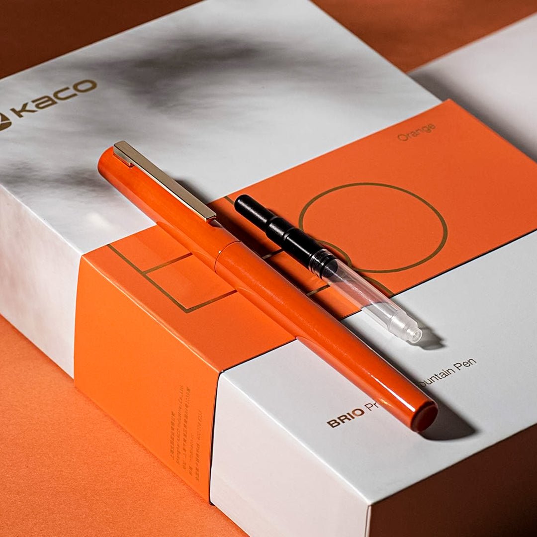 Brio Fountain Pen Set - SCOOBOO - BU00030013 Orange - Fountain Pen
