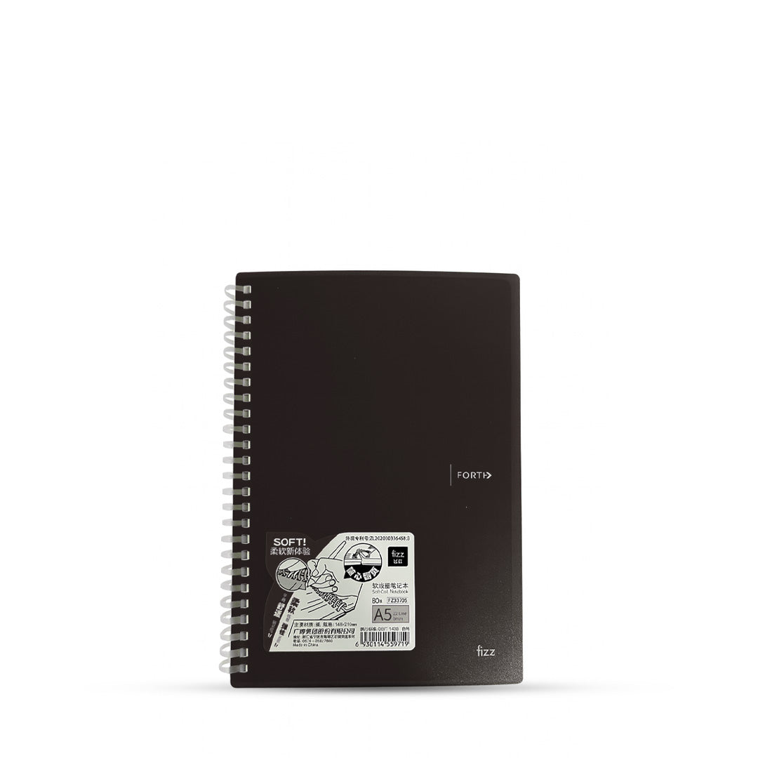 Fizz Soft Cover Spiral Ruled Notebook