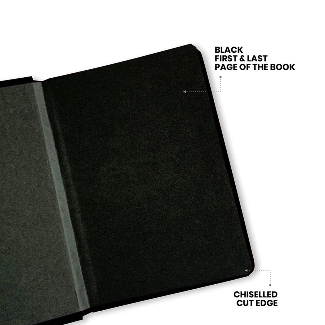 Mooch Handcrafted Khaki A5 Plain Notebook