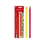 Caran d'ache Maxi Fluo 6mm Color Pencils - Blister Pack - SCOOBOO - 491.702 - Coloured Pencils