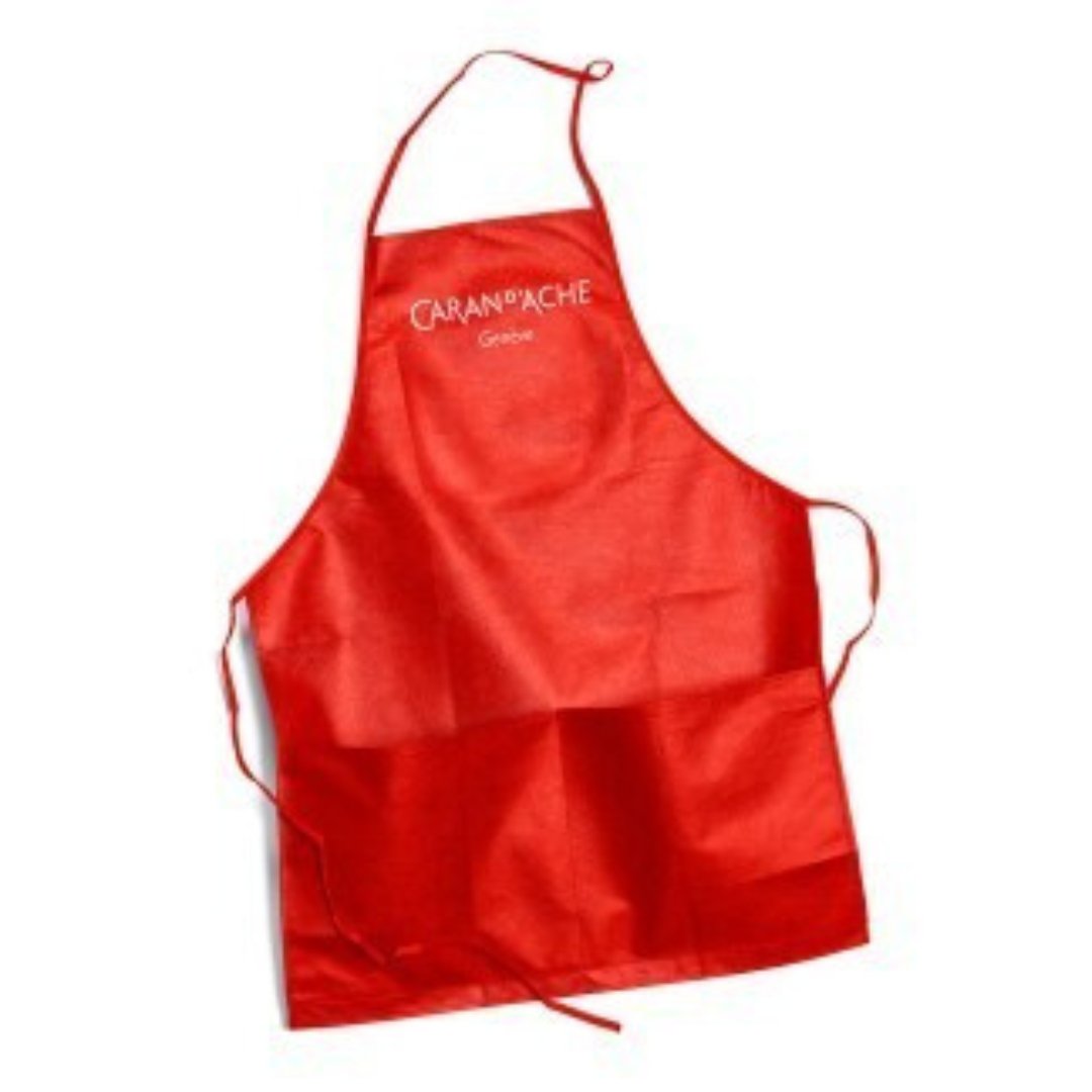 Caran d'ache red artist apron - SCOOBOO - 121.101 -