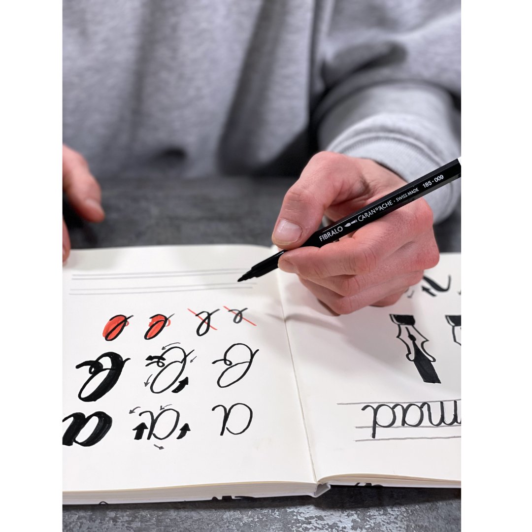 Caran D'Ache RYLSEE lettering set + 1 online creative class - SCOOBOO - 3000.323 - Pens