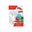 Caran D'ache Swiss Explorer A5 Colouring Book 20 Pages - SCOOBOO - 454.702 - Colouring Book