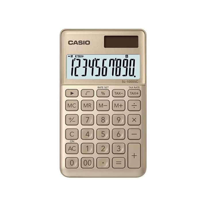 Casio SL-1000SC 10-Digits Calculator - SCOOBOO - SL-1000SC-GD - Calculator