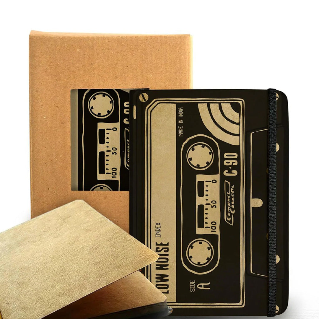 Mooch Celebrity Series Khaki A5 Plain Notebook