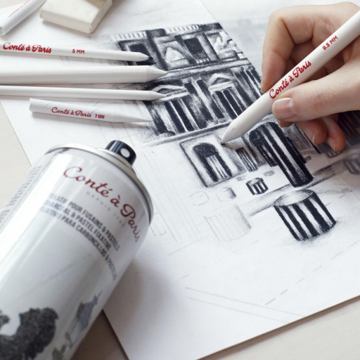 Conte a Paris Charcoal & Pastel Fixative spray