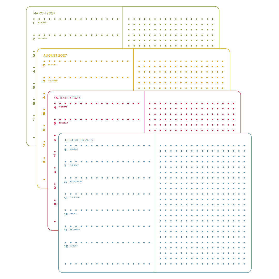 Leuchtturm1917 2027 Colourful Seasons Weekly Planner