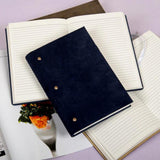 Craft Junky Soft Cover Suede Leather Ruled Diary - SCOOBOO - LR - Ruled