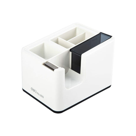 Deli 4 Compartment Multifunctional Mini Desk Organizer with Tape Dispenser - SCOOBOO - W809 - Tape Dispenser