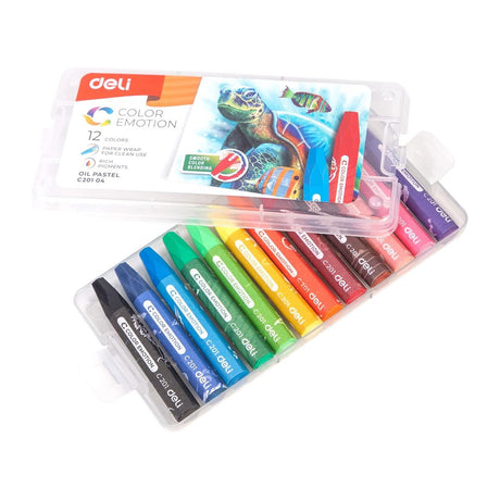 Deli Color Emotion Oil Pastels - SCOOBOO - C20100 - Oil Pastels