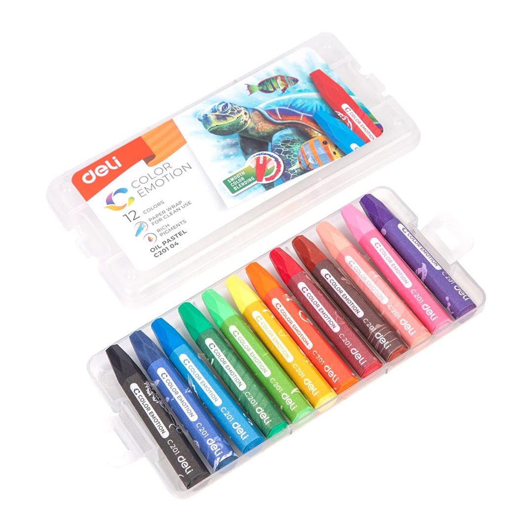 Deli Color Emotion Oil Pastels - SCOOBOO - C20100 - Oil Pastels